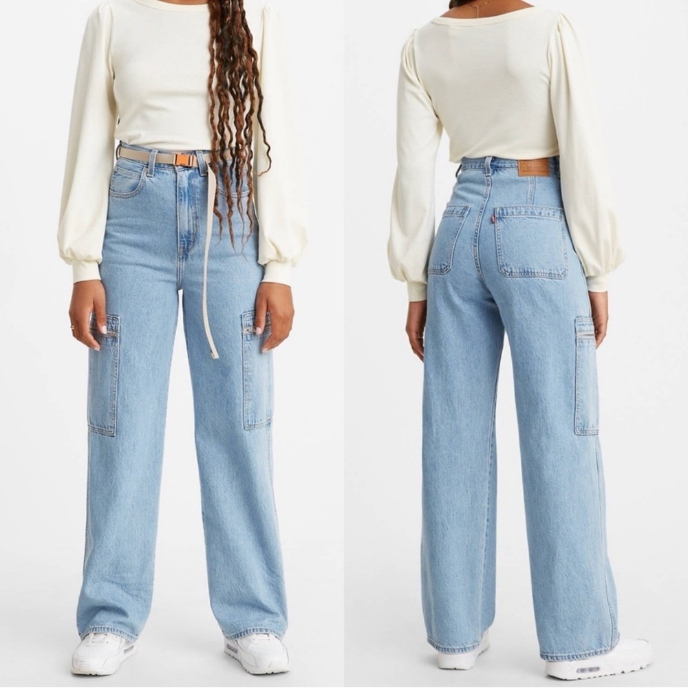 Levi’s Get Over It Utility High Loose Jeans Size 28